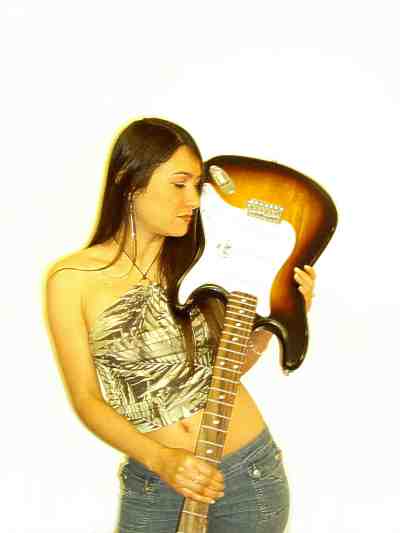 Alba and guitar
