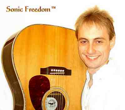 Sonic Freedom - Tim and acoustic guitar